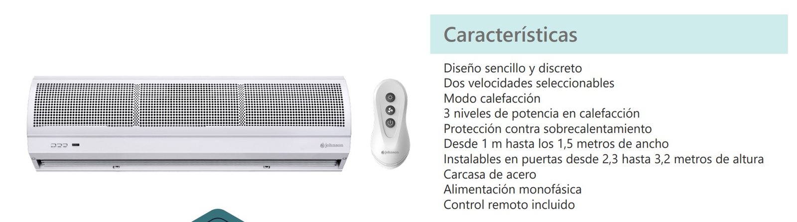 características-cortina-de-aire-johnson