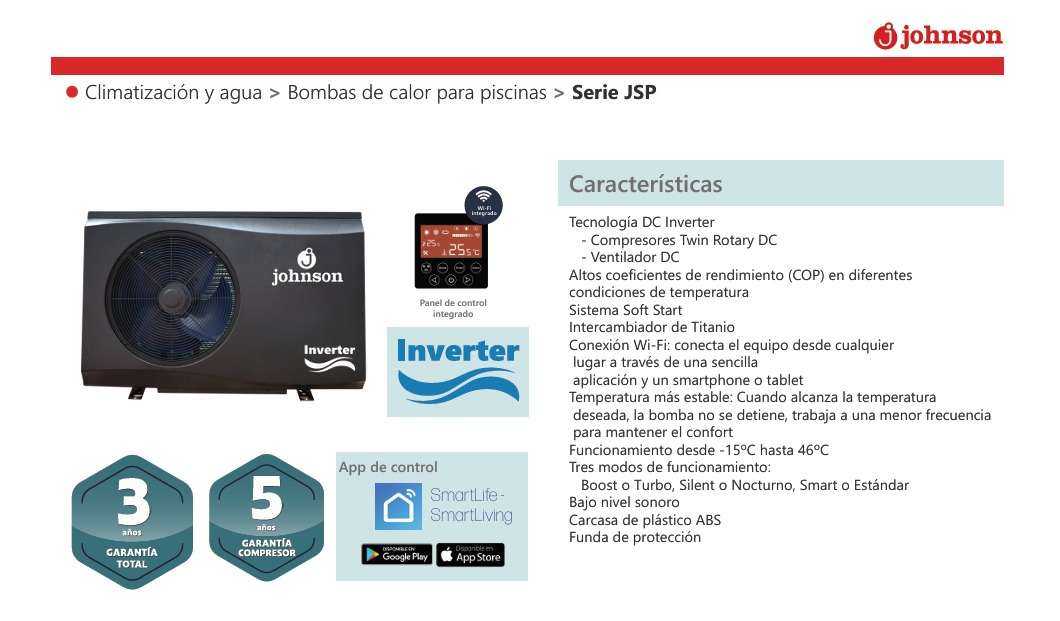 johnson-bomba-de-calor-piscina-inverter